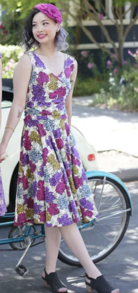 Hydrangea Wrap Twirl Dress