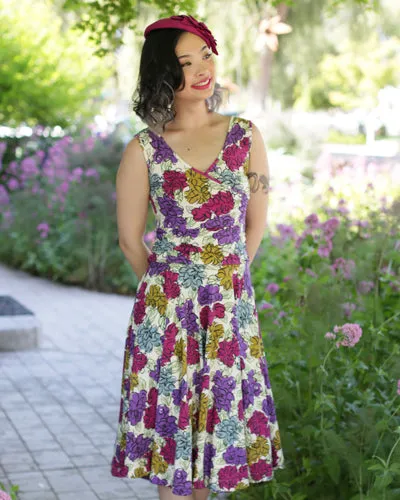 Hydrangea Wrap Twirl Dress