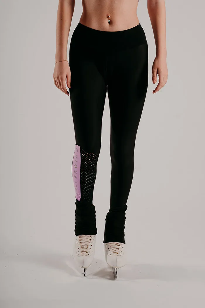 Inspire Non-Slip Leggings in Amethyst