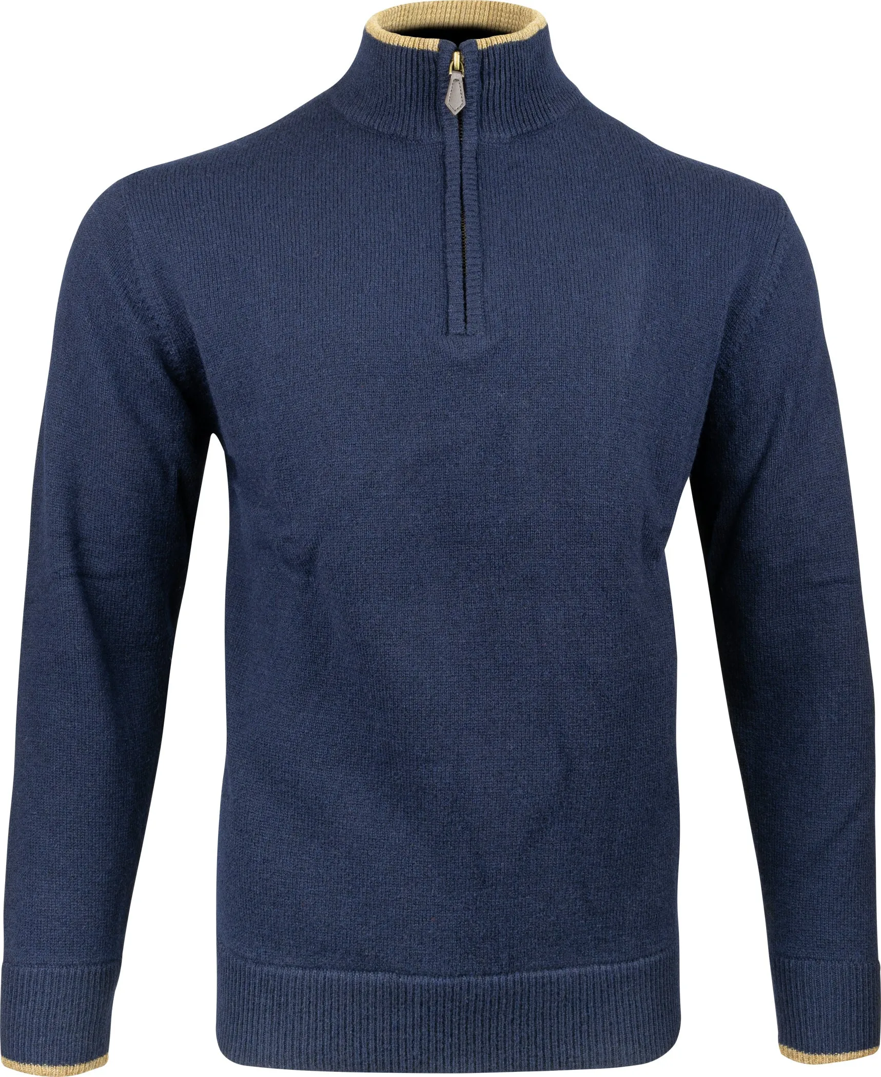 JACK PYKE Ashcombe 100% Lambswool Long Sleeve Zip Knit Jumper Pullover