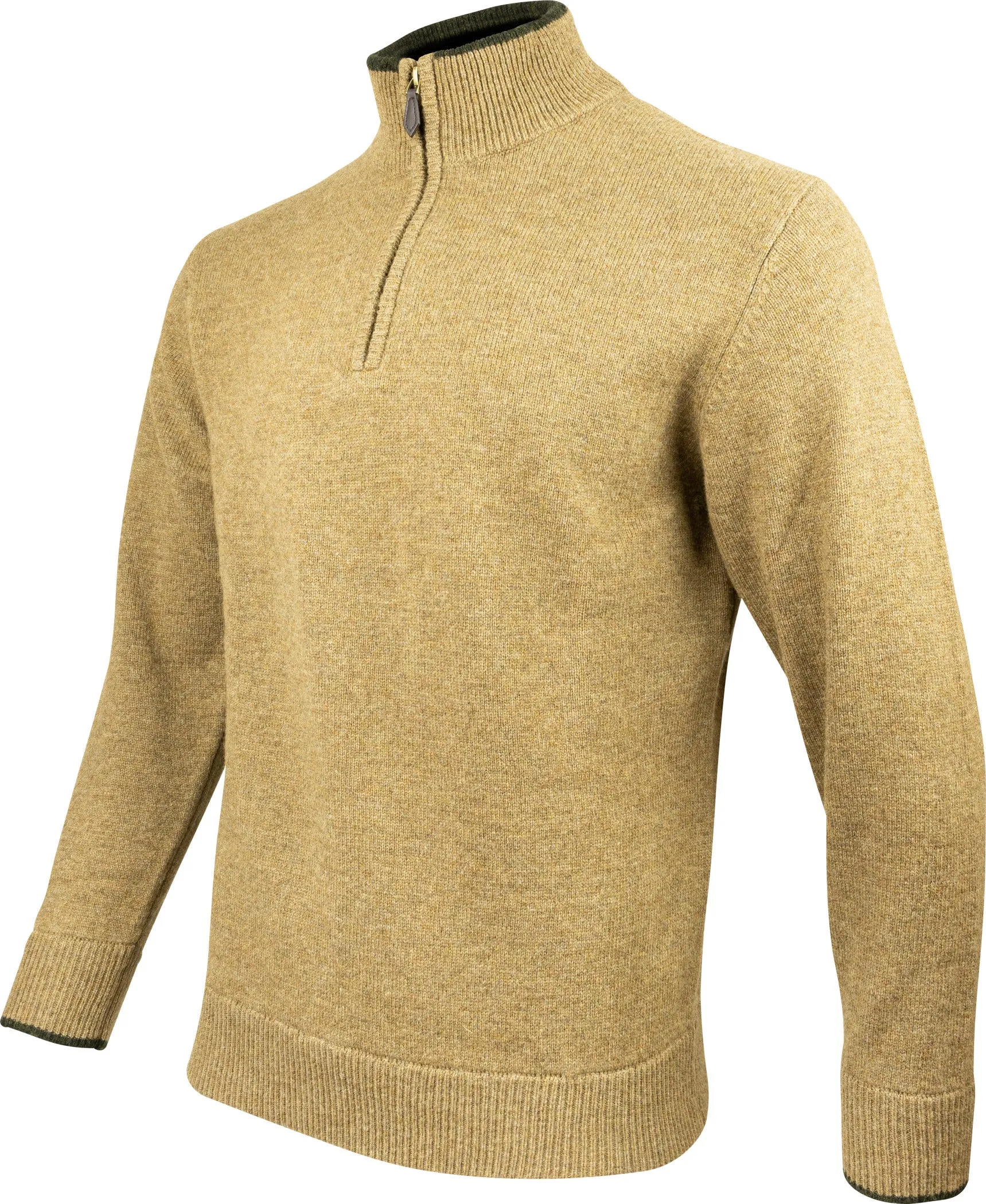 JACK PYKE Ashcombe 100% Lambswool Long Sleeve Zip Knit Jumper Pullover