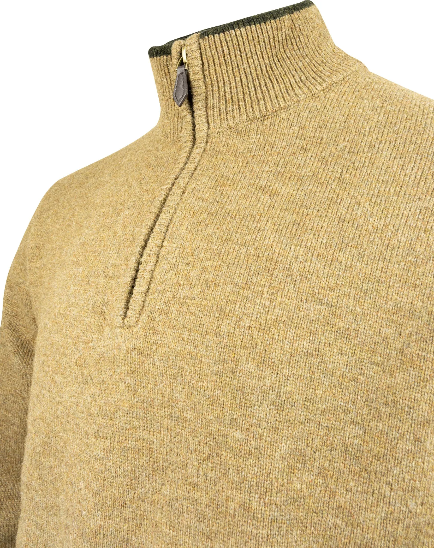 JACK PYKE Ashcombe 100% Lambswool Long Sleeve Zip Knit Jumper Pullover