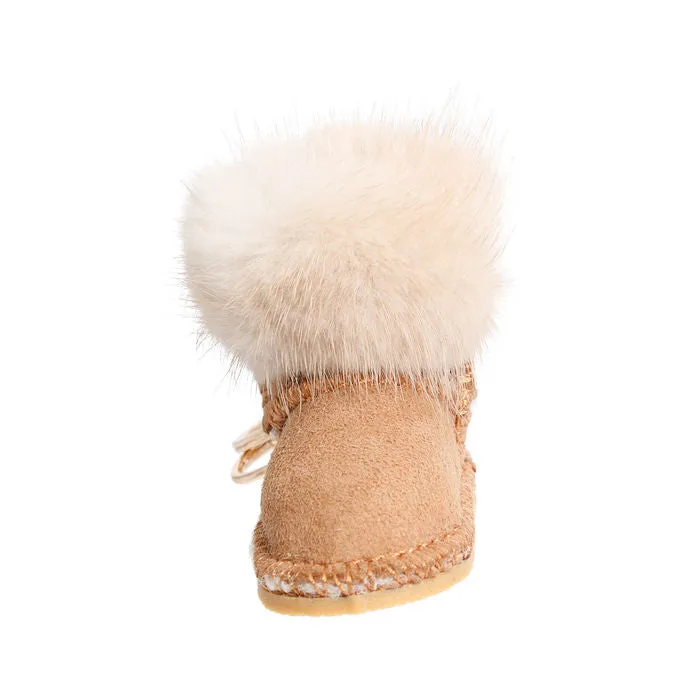 Keychain Sherpa Boot Bag Clip for Women