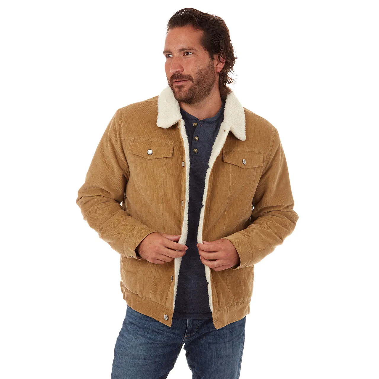 Kolton Corduroy Aviator Jacket