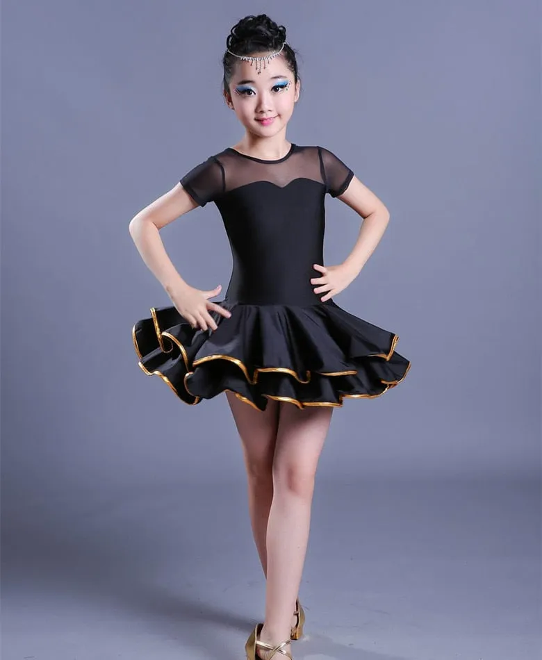 #L220 Girls Ballroom- Latin-Salsa- Rumba- Samba- Tango Dress