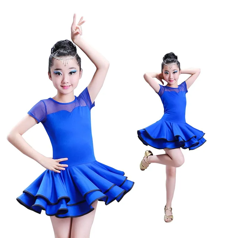 #L220 Girls Ballroom- Latin-Salsa- Rumba- Samba- Tango Dress