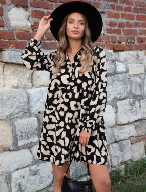 Leopard Babydoll Dress