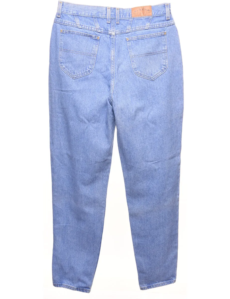 Light Wash Riders Tapered Jeans - W32 L34