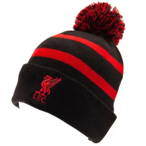 Liverpool FC Breakaway Ski Hat - Black and Red Cuff Knit Beanie