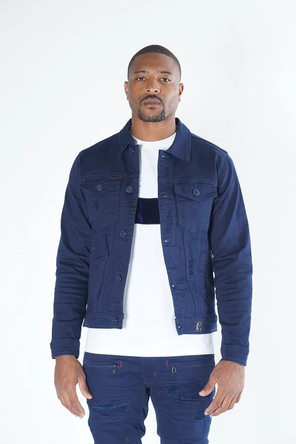 M1026 - Makobi Core Denim Jacket - Navy