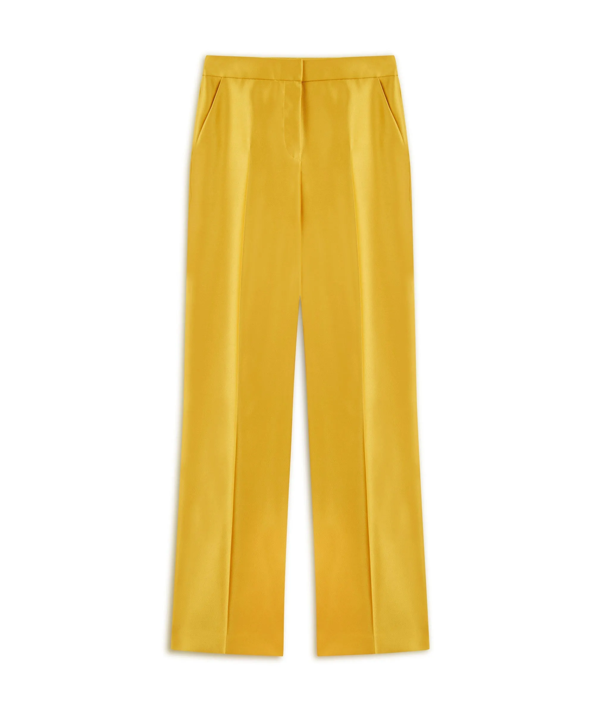 Machka Satin Duchess Trousers Yellow