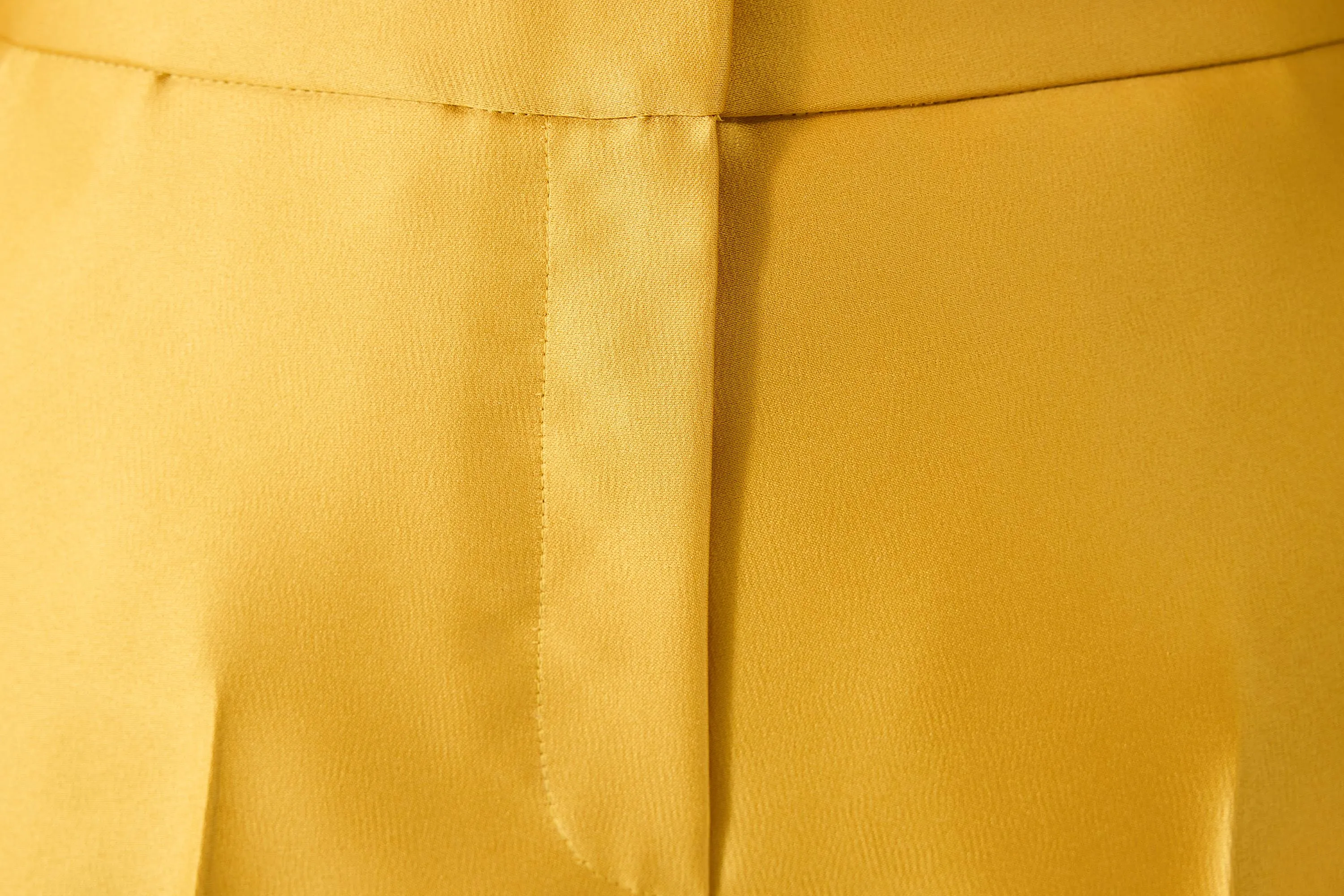 Machka Satin Duchess Trousers Yellow