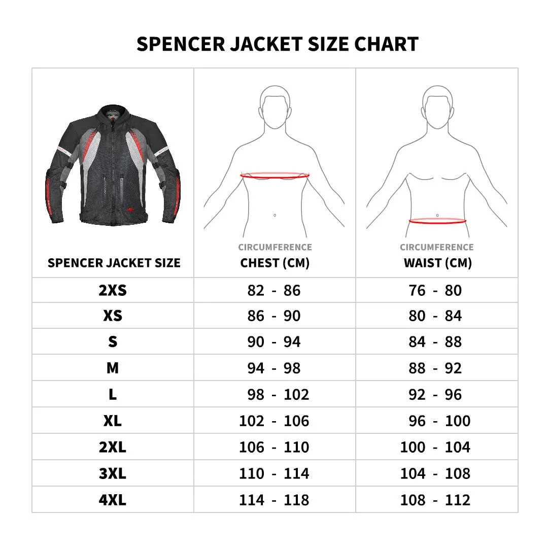 MADE TO ORDER - SPENCER – STREET MESH MOTORCYCLE RIDING JACKET