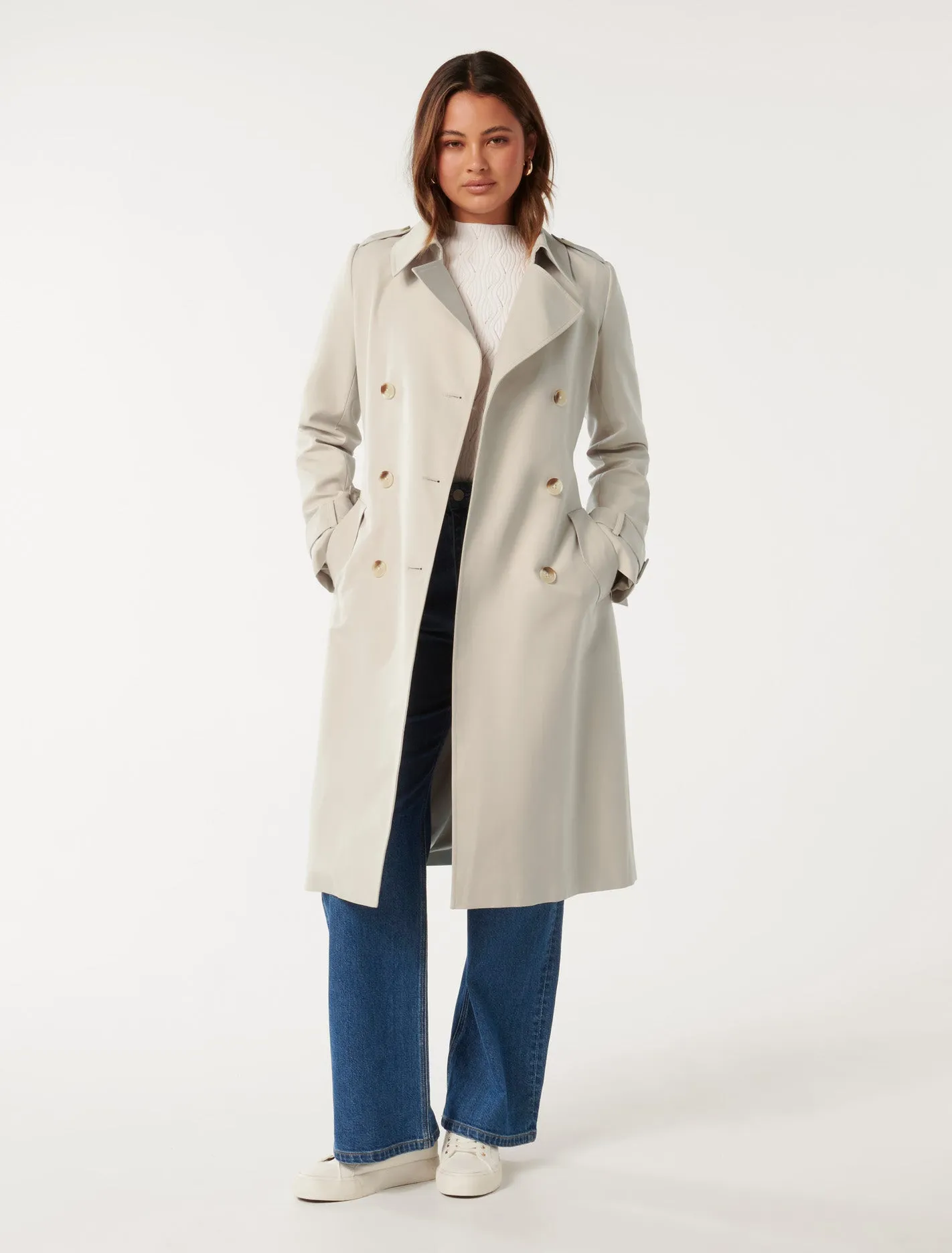 Maggie Fashion Trench Coat