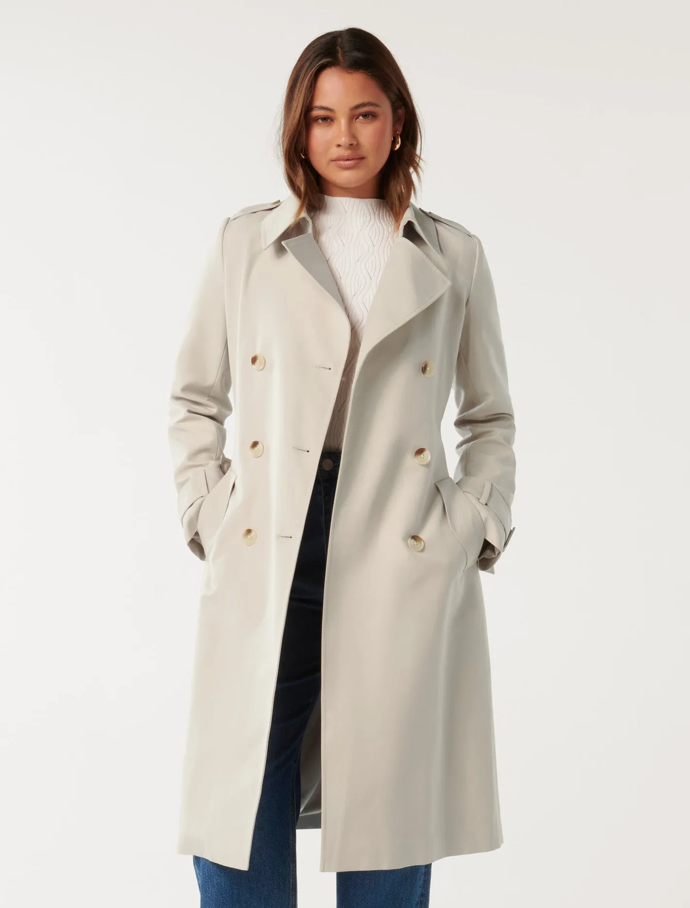 Maggie Fashion Trench Coat