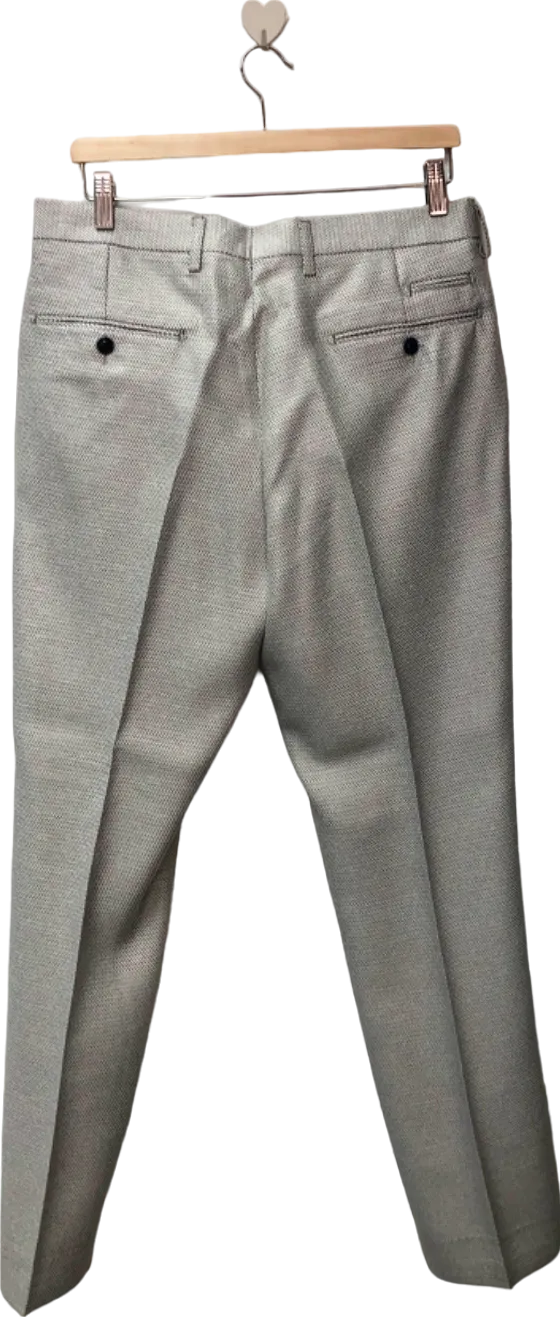 Marc Darcy Grey Ronald Tailored Trousers W 34