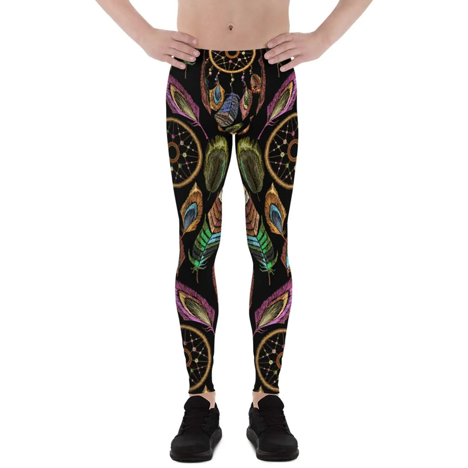 Men's High-Performance Dreamcatcher Workout Leggings