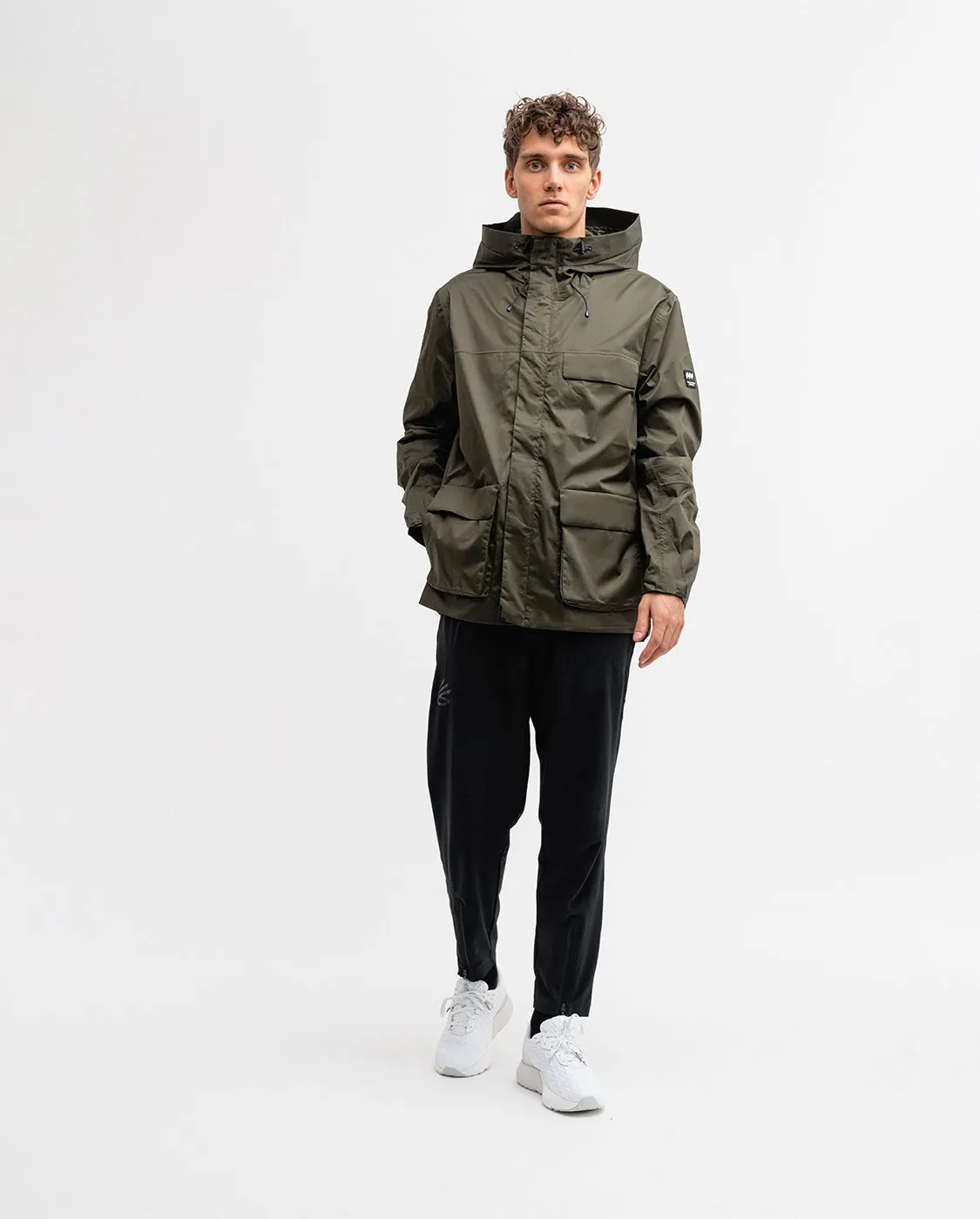 MENS UTILITY HYBRID RAIN JACKET