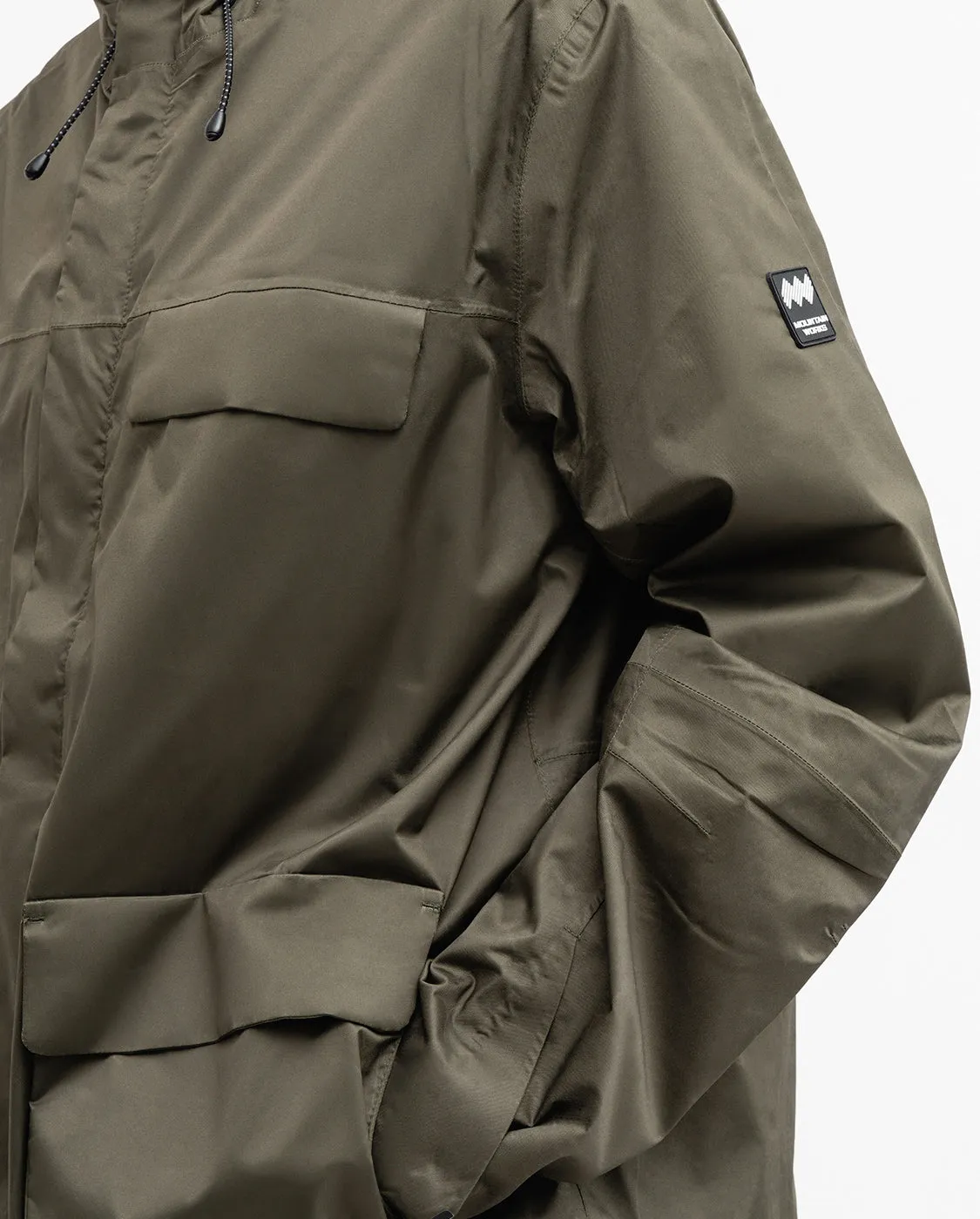 MENS UTILITY HYBRID RAIN JACKET