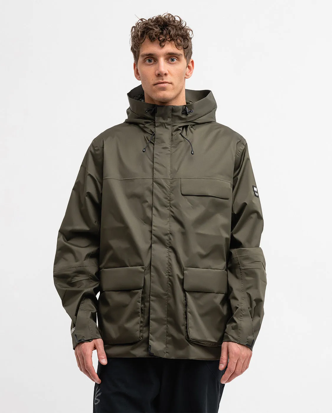 MENS UTILITY HYBRID RAIN JACKET