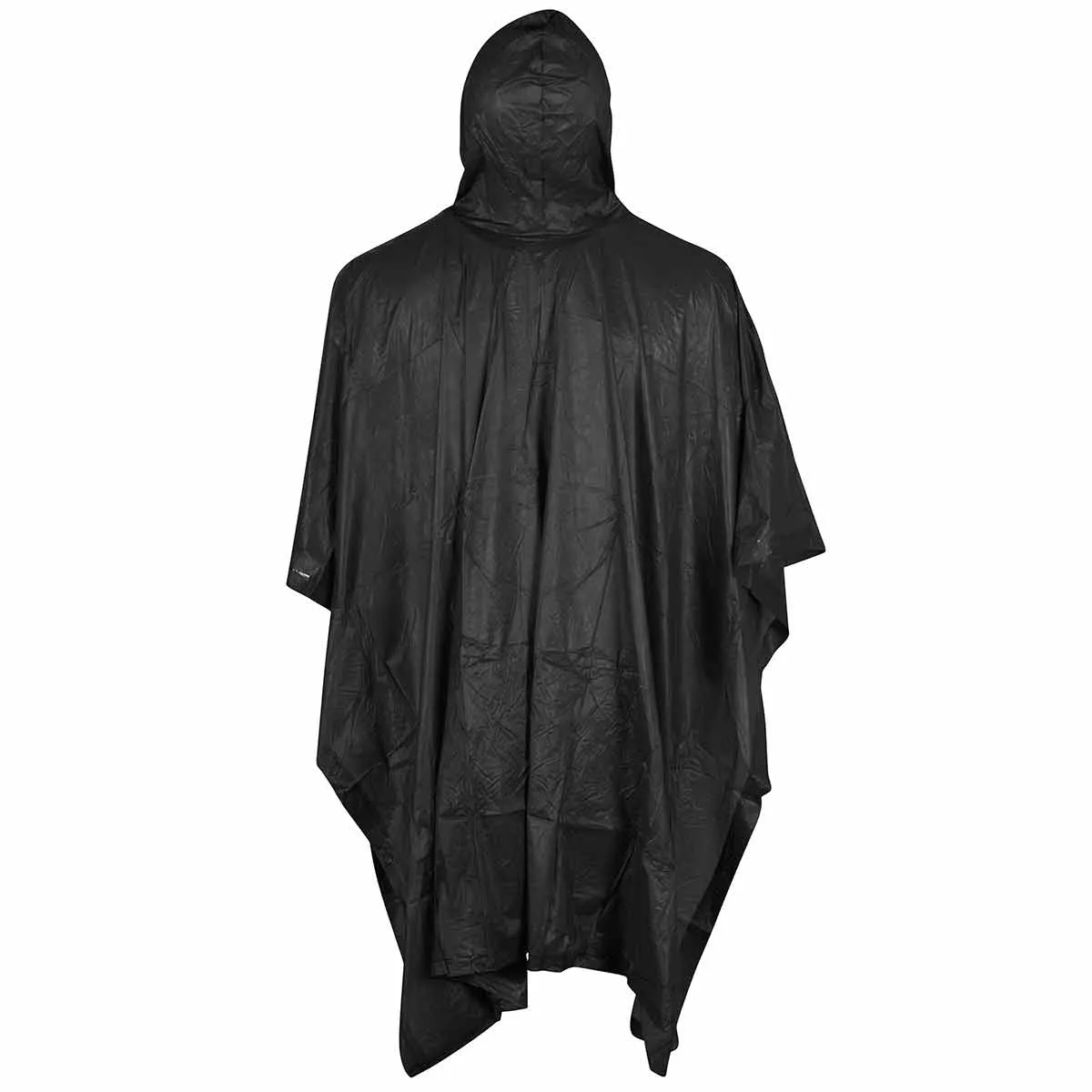 MFH Vinyl Waterproof Poncho Black