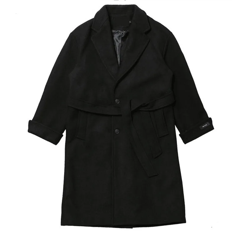 Mid-length trench coat