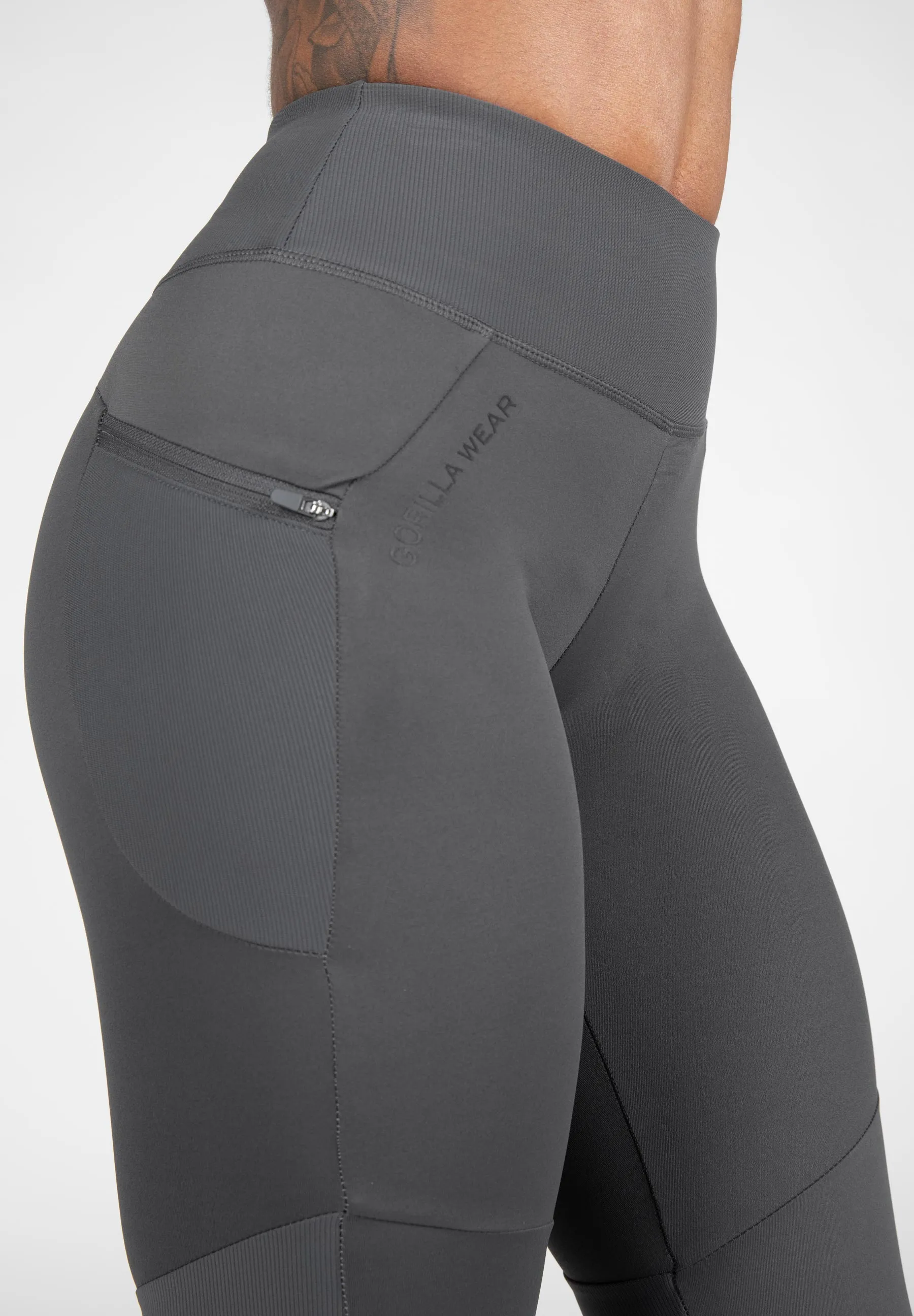 Monroe Cropped Leggings - Gray