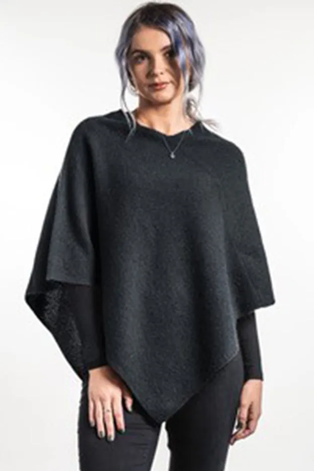 Moss Stitch Poncho