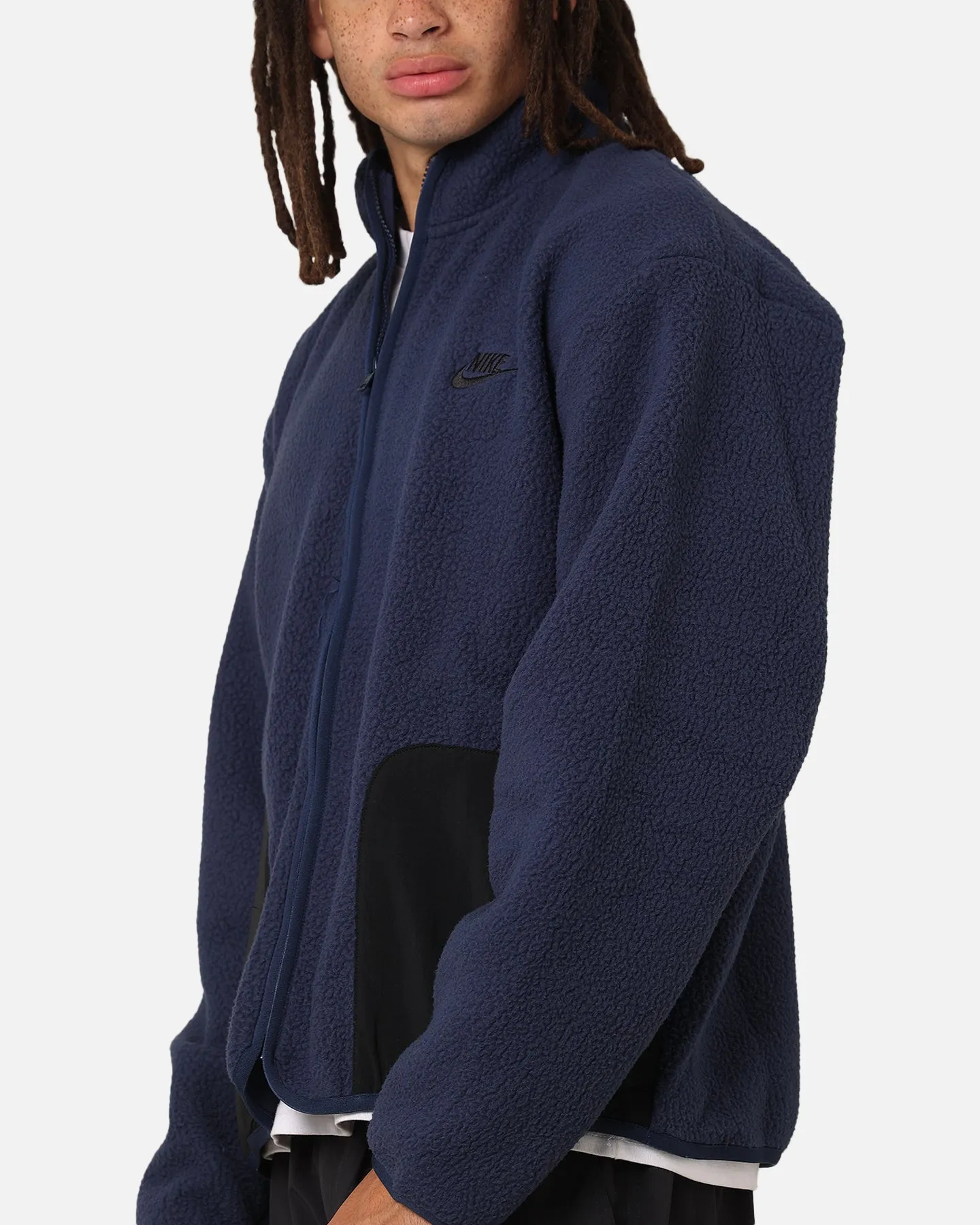 Nike Sherpa Winter Jacket Midnight Navy/Black