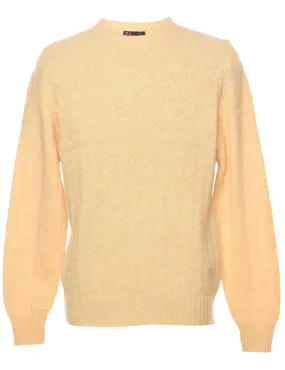 Nordic Pale Yellow Jumper - L