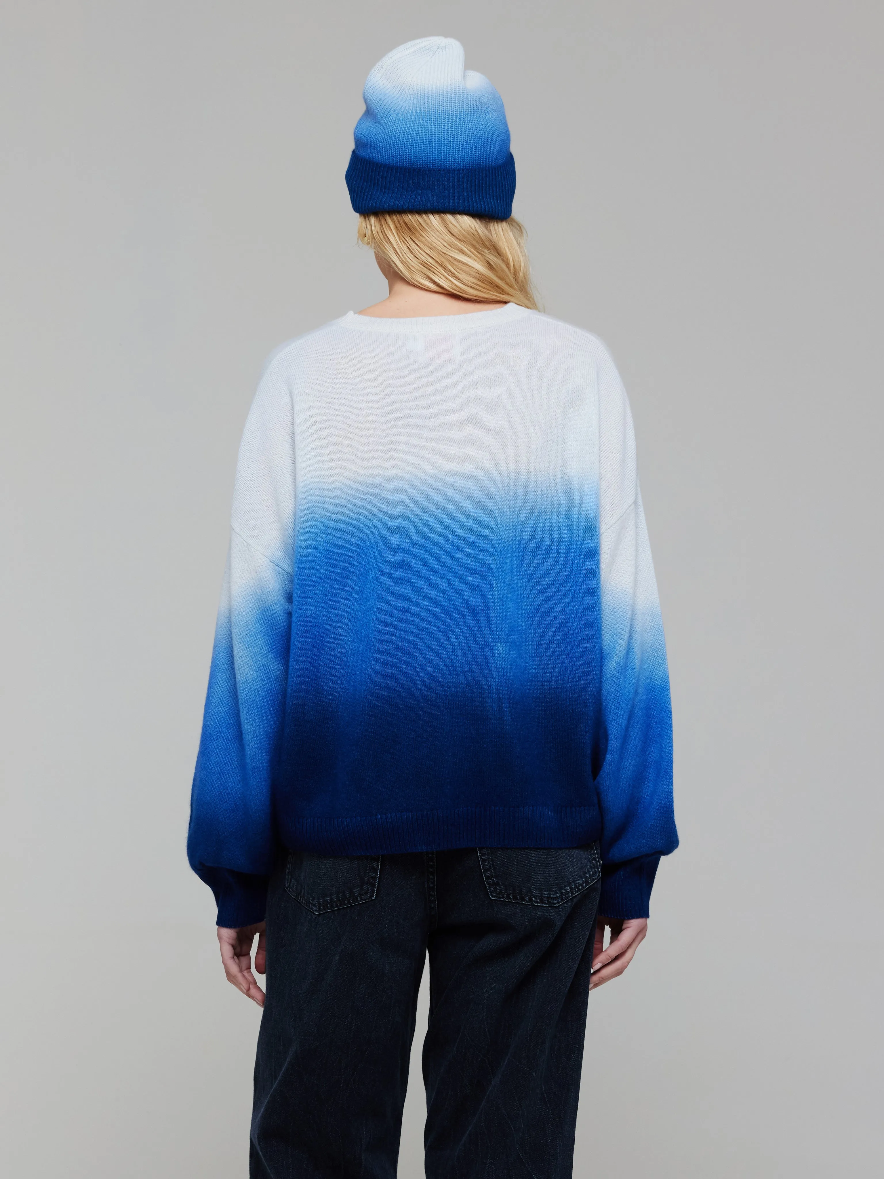 Olympia Ombre Cashmere Crew Neck