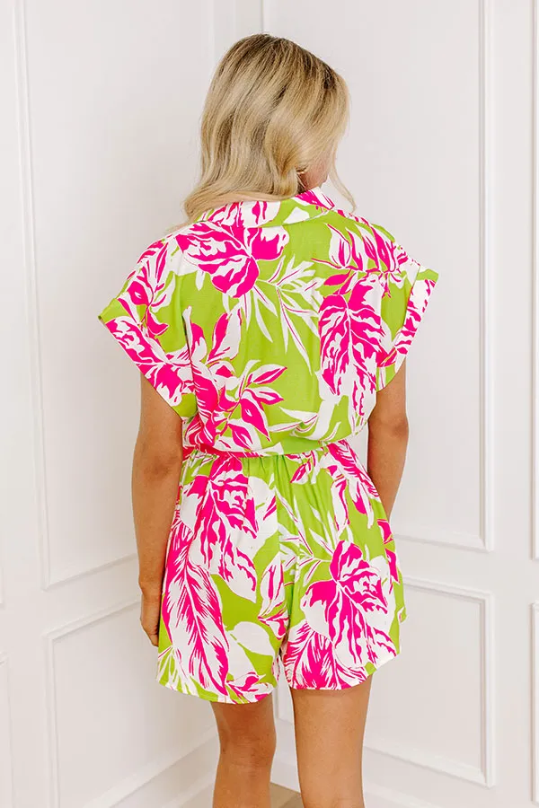 On Tropic Time Romper