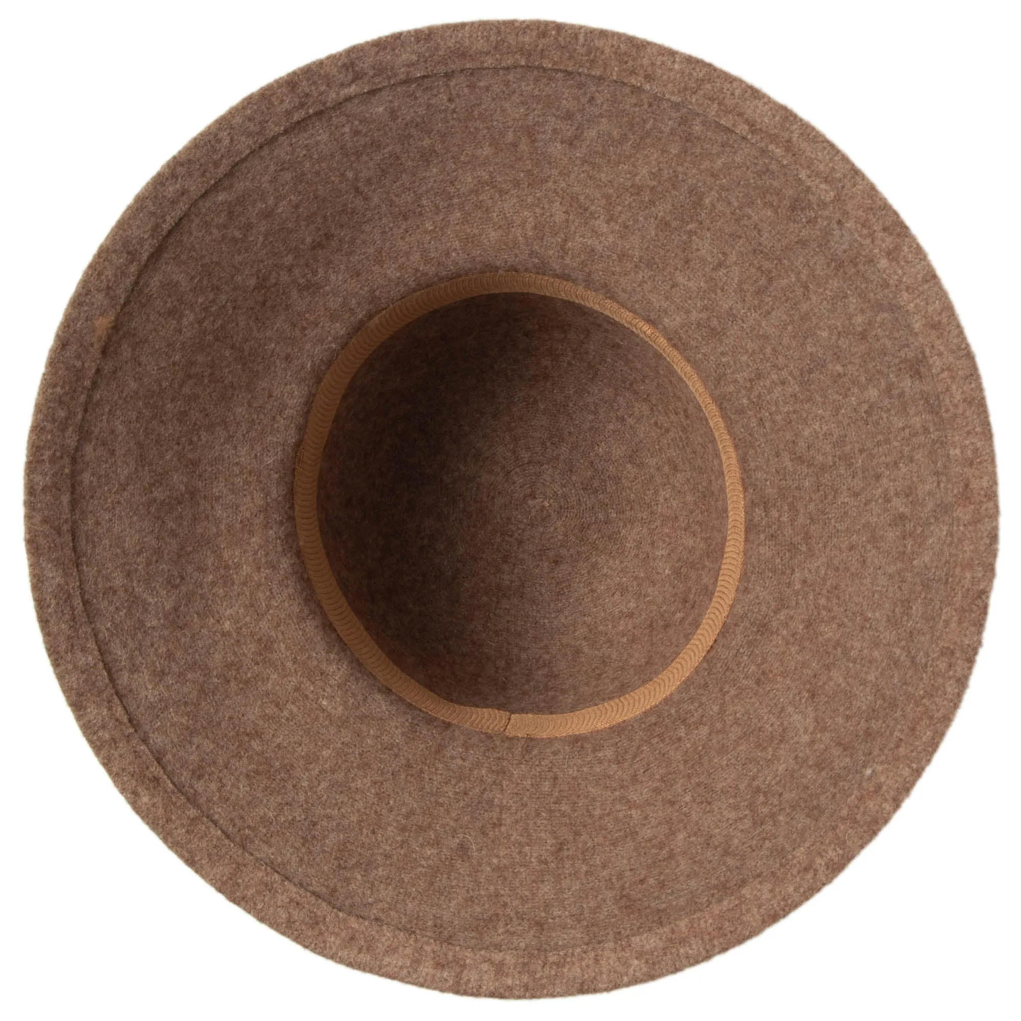 Park Lane - Wool Blend Floppy Hat with Leather Cording Trim