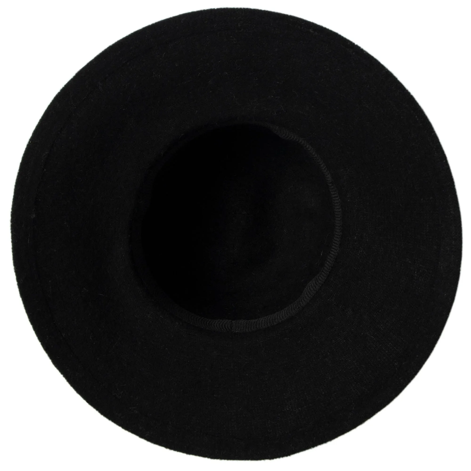 Park Lane - Wool Blend Floppy Hat with Leather Cording Trim