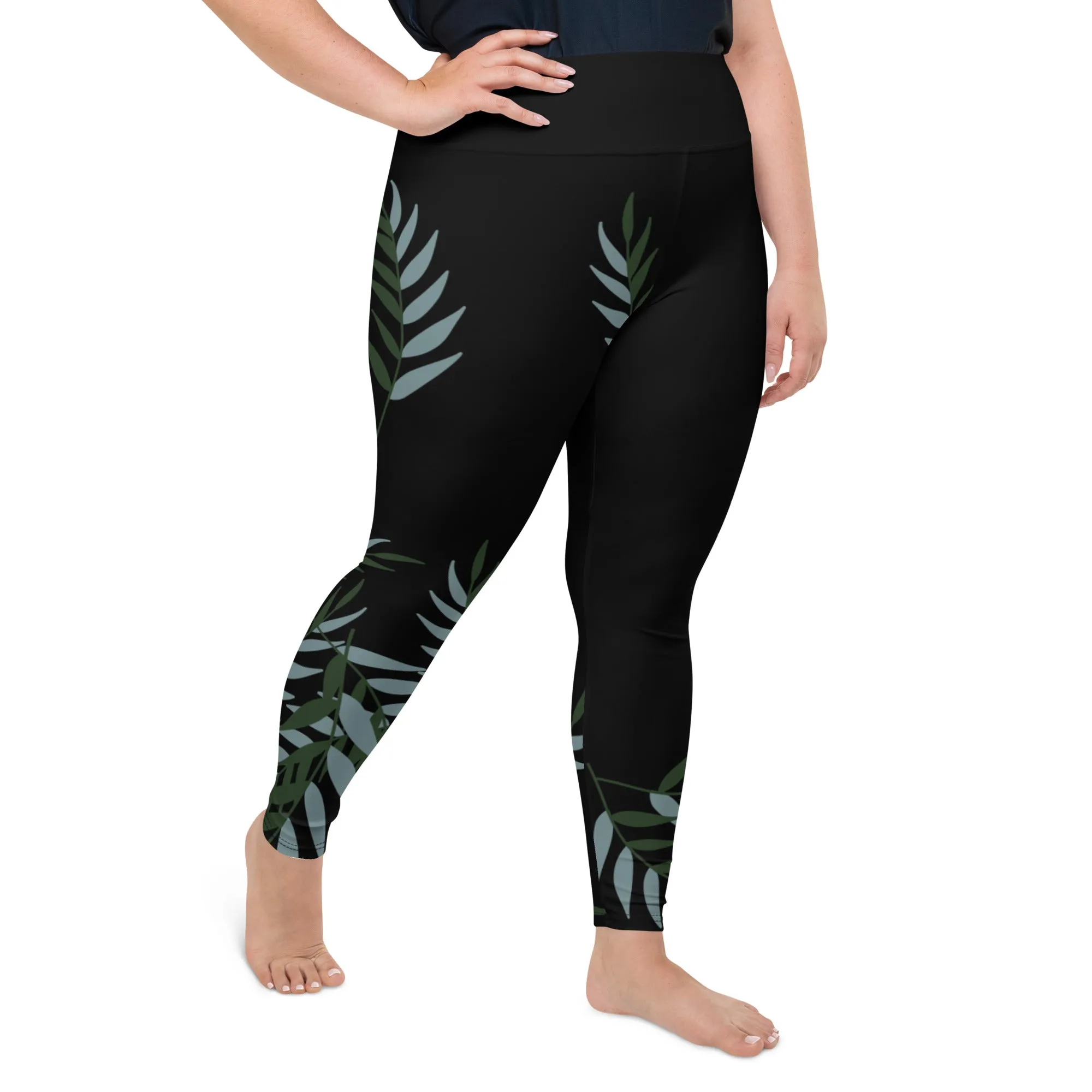 PLUS SIZE LEGGINGS : FERNS