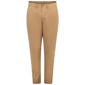 Polo Golf Straight Fit Bedford Linen Trousers Tan Beige - SU24