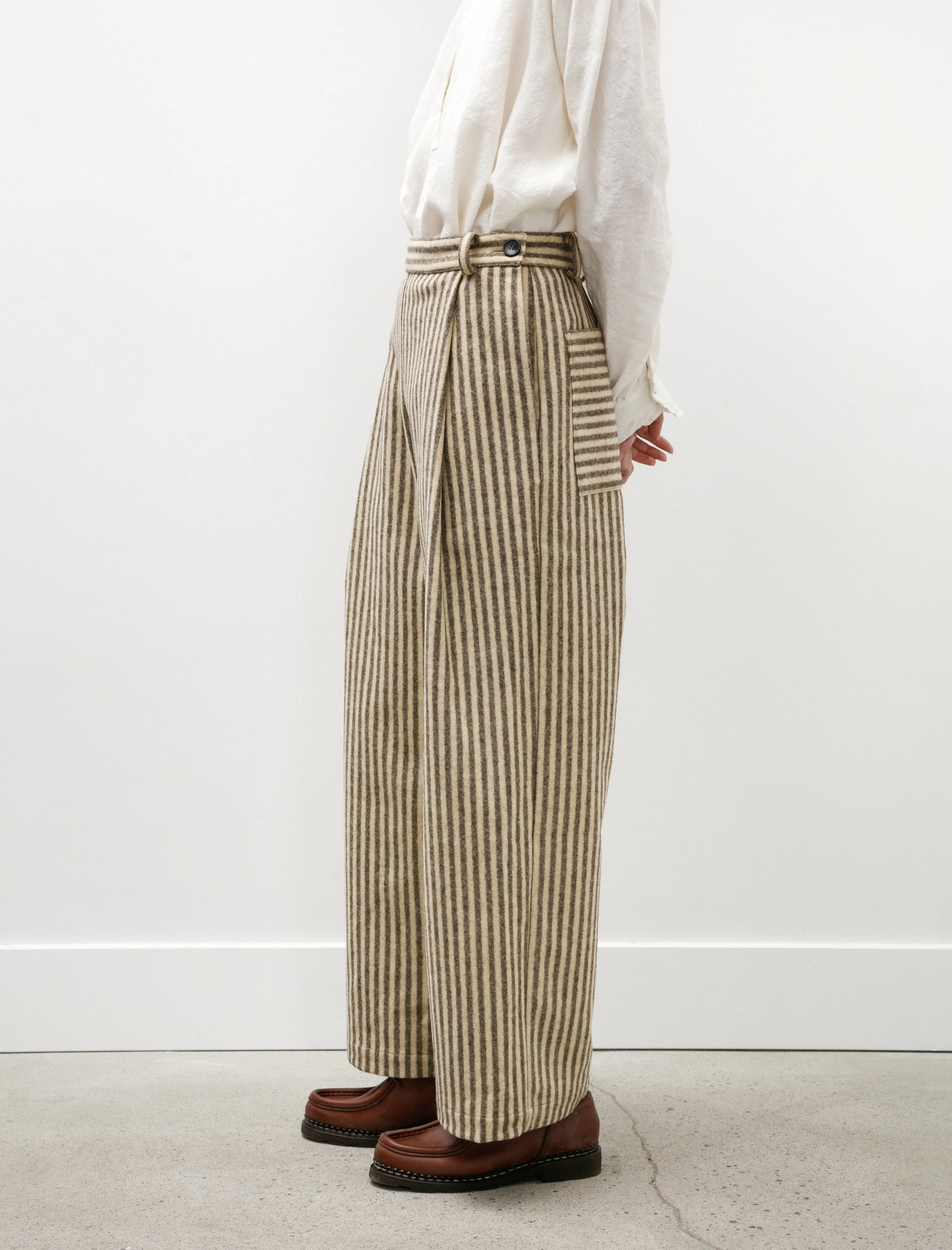 Portugese Striped Wool Georgia Trousers