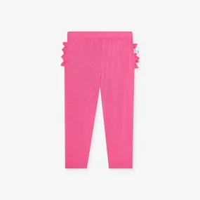 Posh Hot Pink Ruffled Bum Leggings