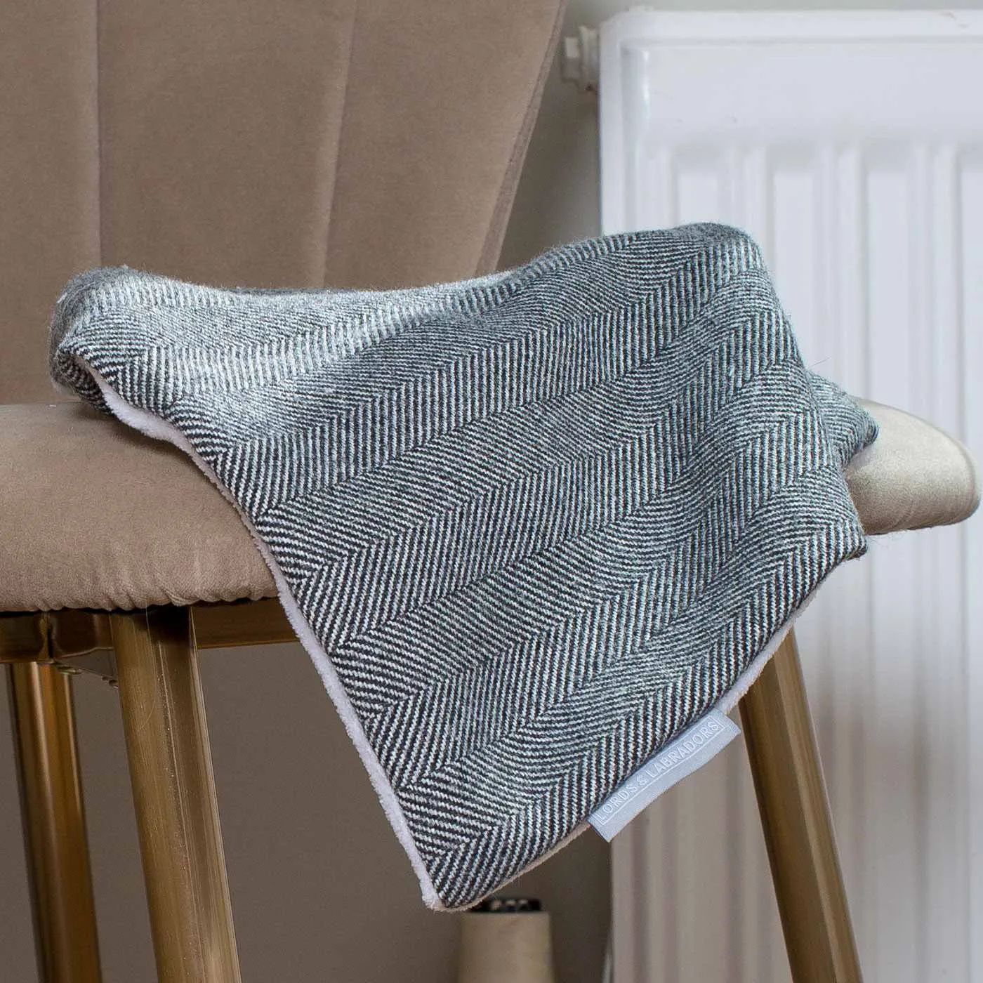 Puppy Scent Blanket in Herringbone Tweed by Lords & Labradors