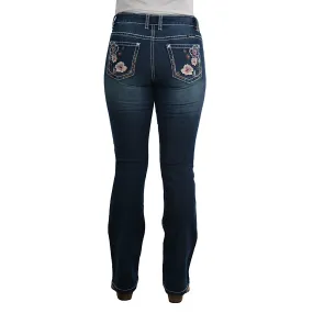 Pure Western Women's Bridget Boot Cut Jean 32" Leg Indigo