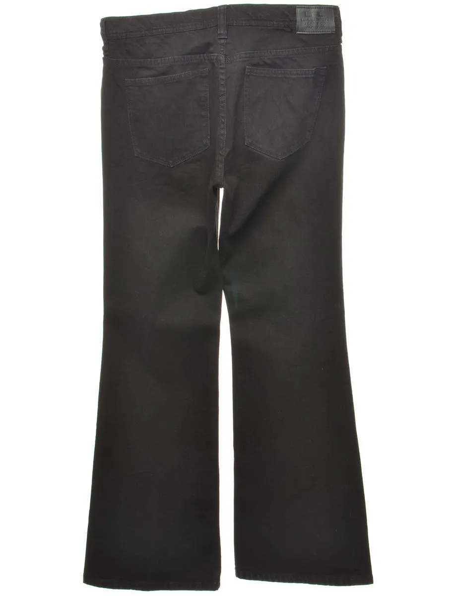 Ralph Lauren Flared Black Jeans - W34 L32