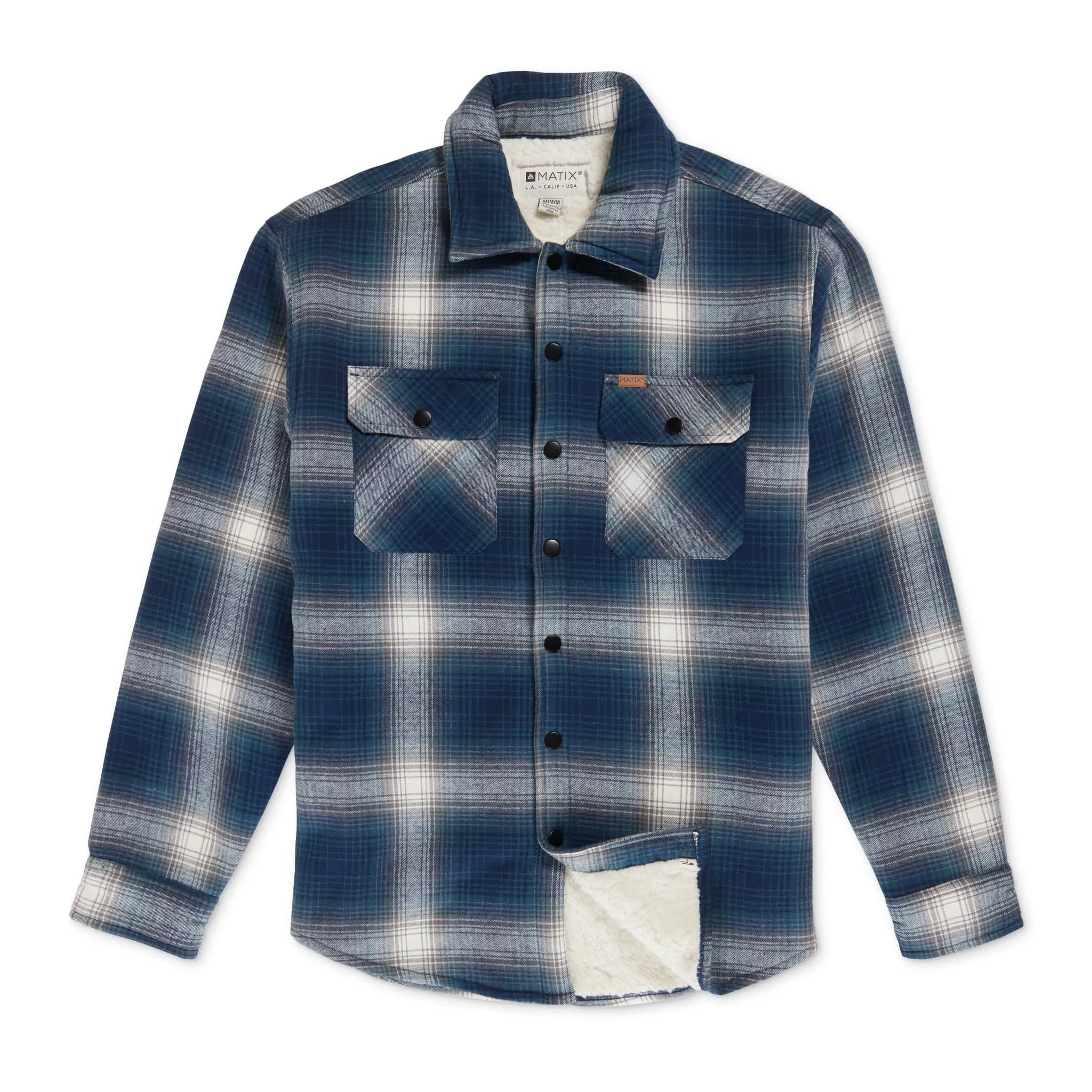 Ridge Flannel Sherpa Shirt Jacket