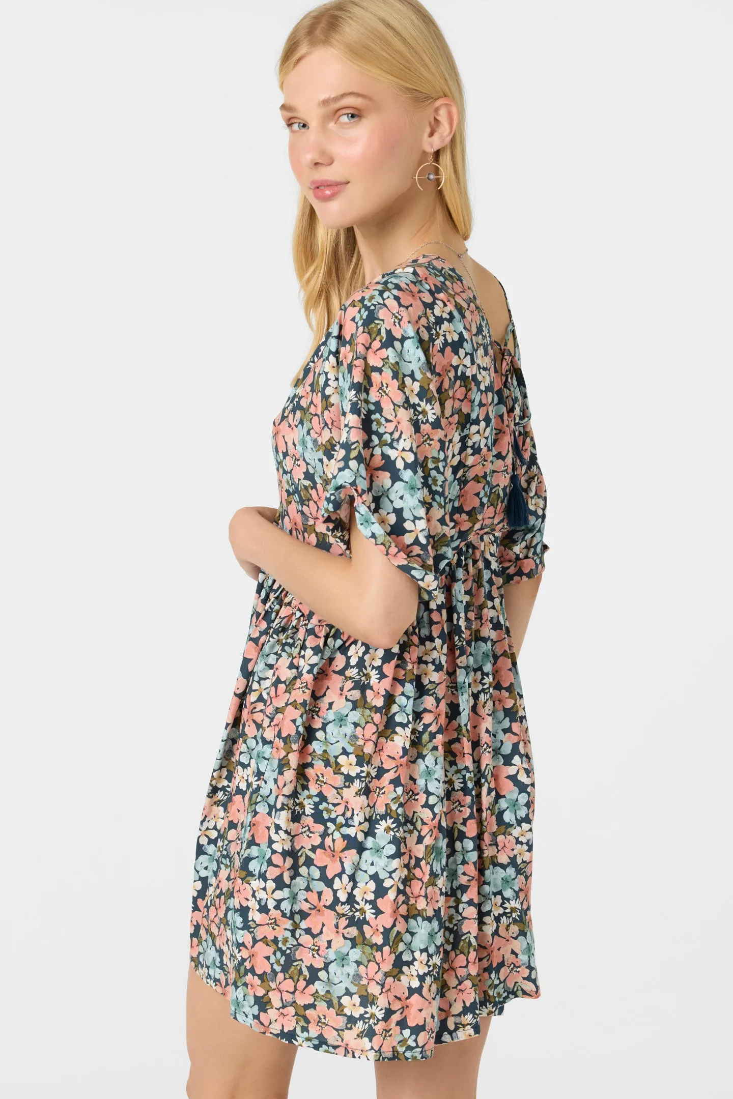 ROSEMARY TERRECE FLORAL SHORT DRESS