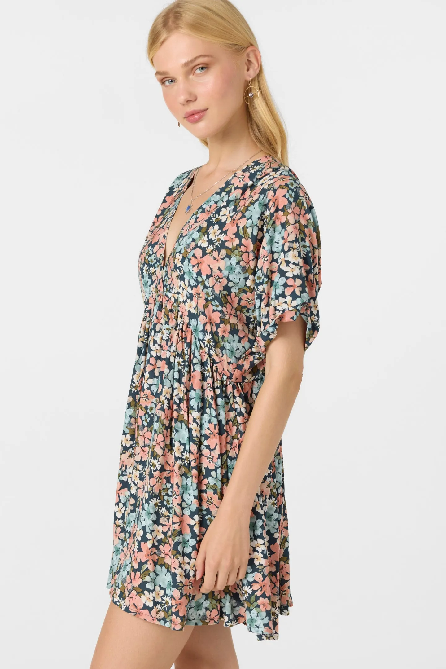 ROSEMARY TERRECE FLORAL SHORT DRESS