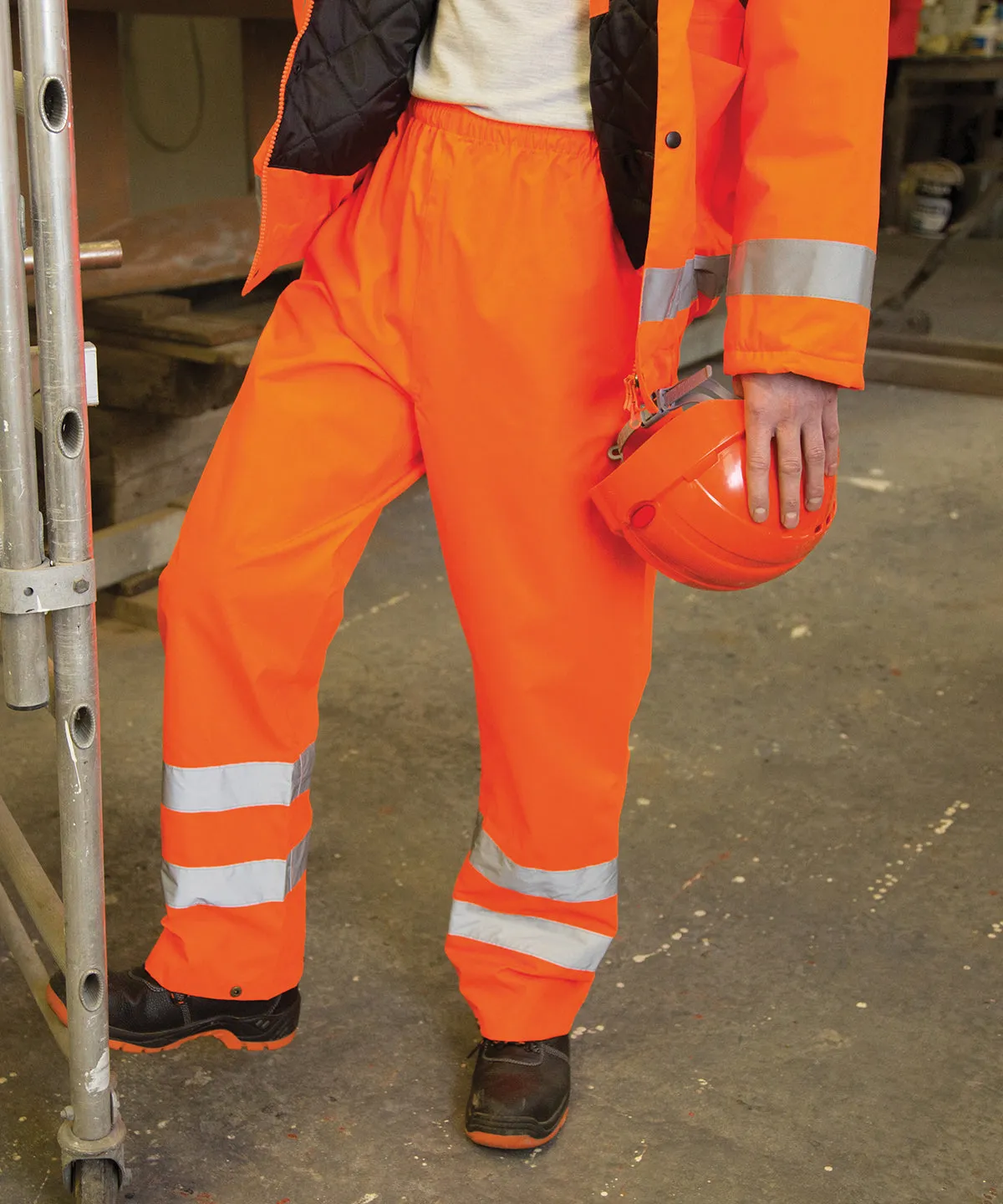 Safety high-viz trousers | Fluorescent Yellow