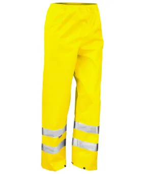 Safety high-viz trousers | Fluorescent Yellow