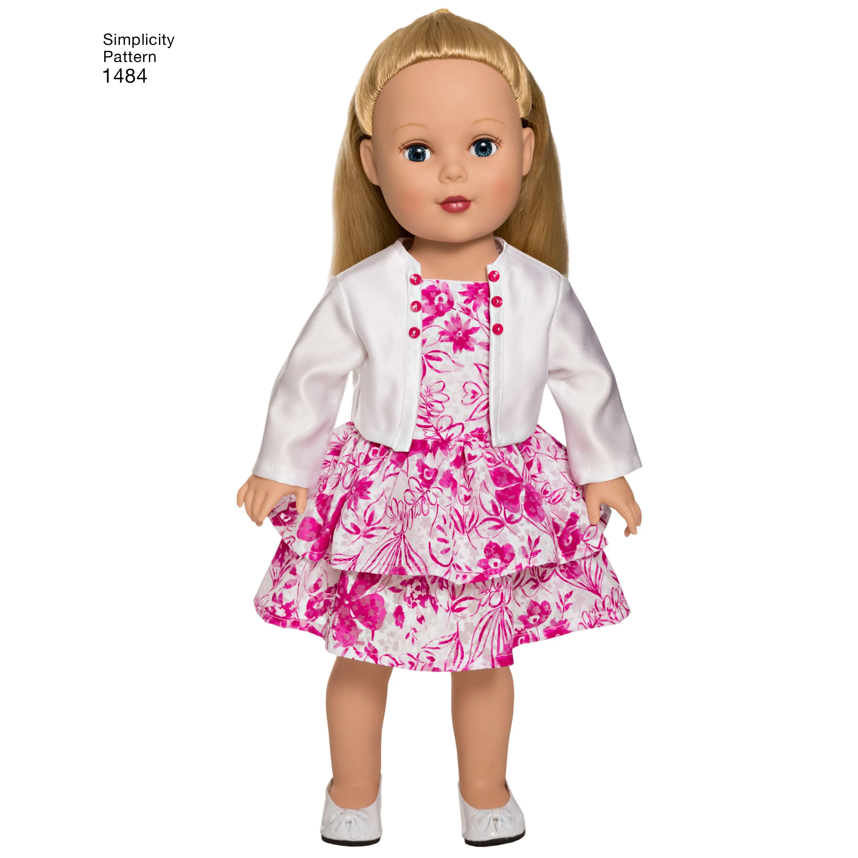 Simplicity Pattern 1484 OS 18" Doll Clothes