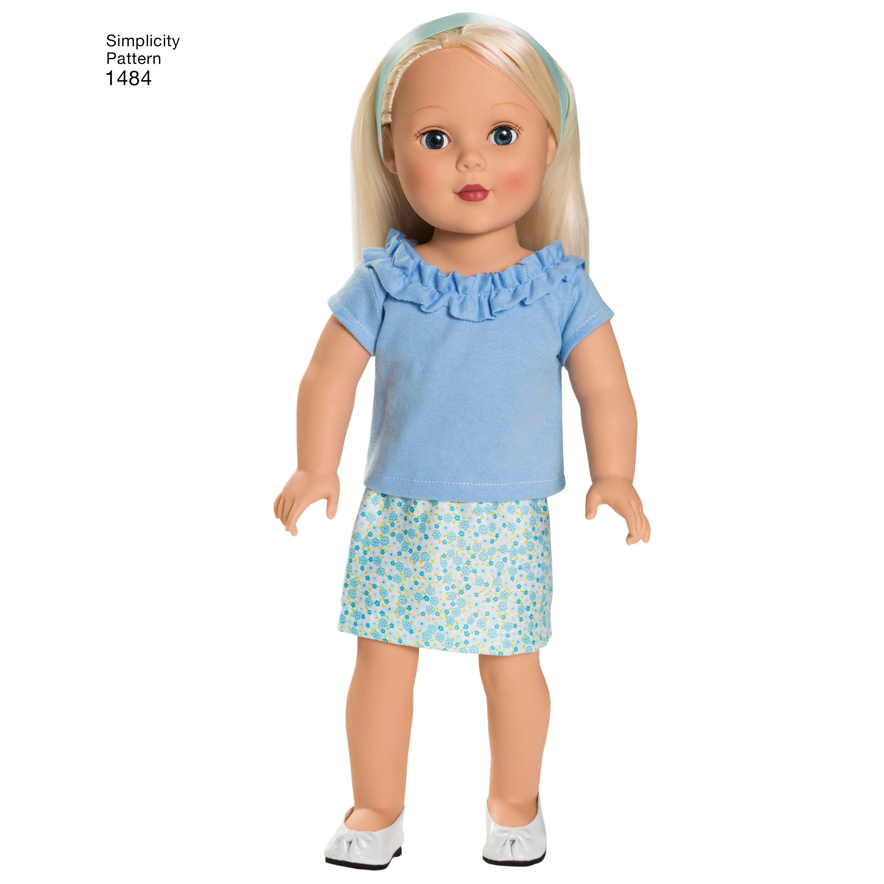 Simplicity Pattern 1484 OS 18" Doll Clothes