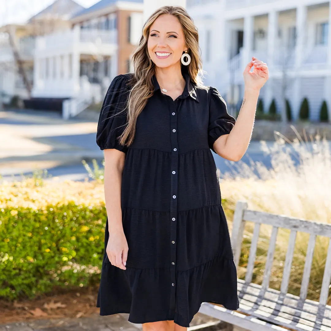 Simply Thriving Dress, Black