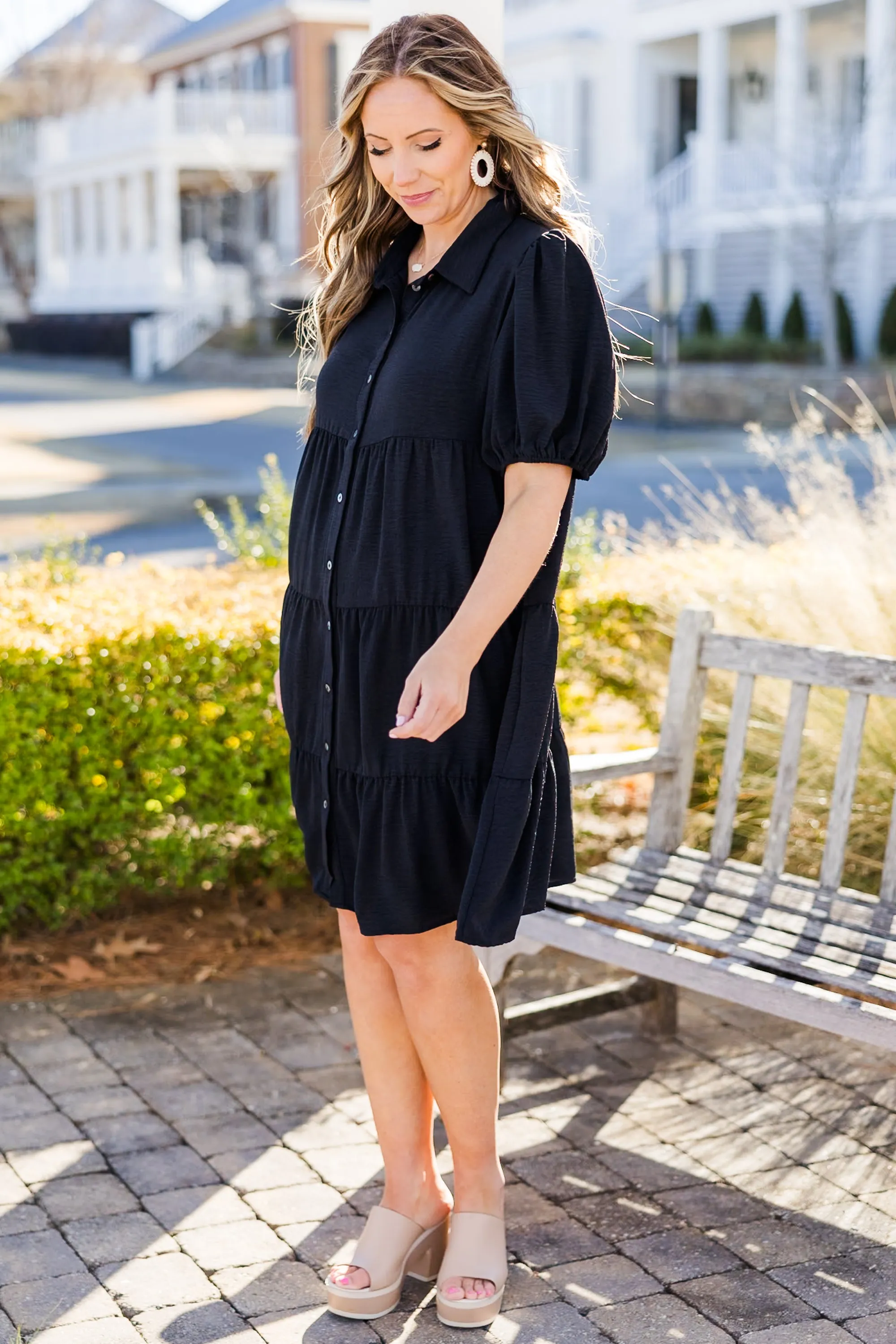 Simply Thriving Dress, Black